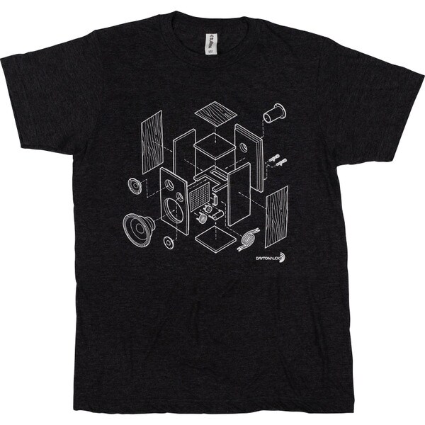 Main product image for Exploded Speaker T-Shirt Small